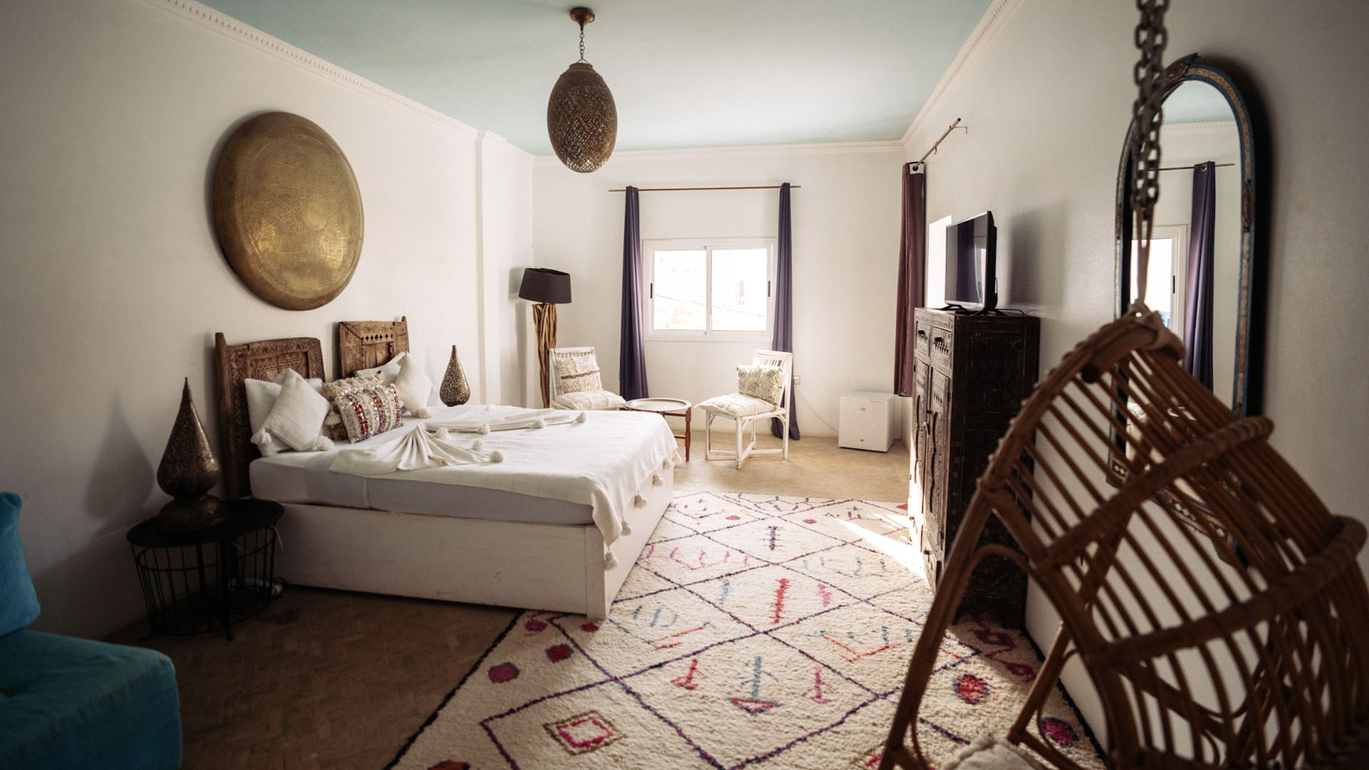 Comfortable dorm accommodation at Solid Surf House Morocco surf camp