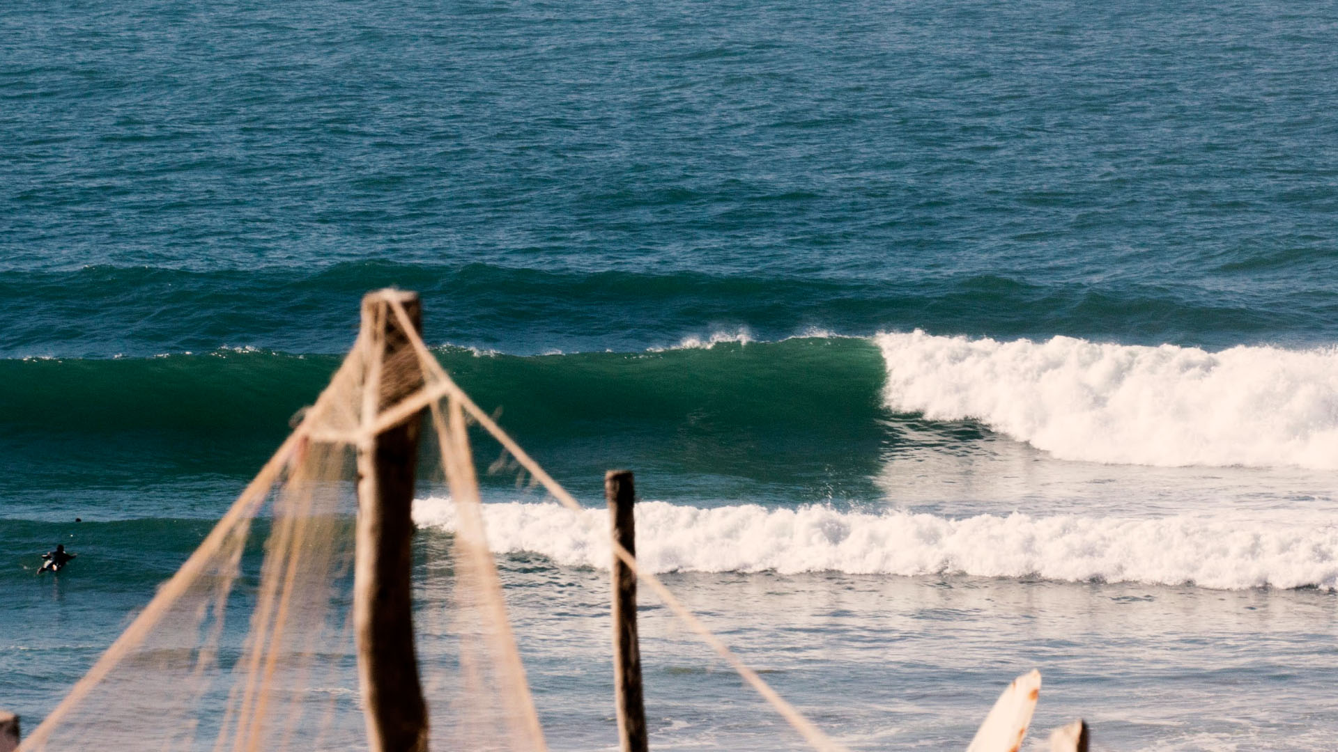 Spring surf conditions in Morocco – perfect 4ft wave at Panorama's